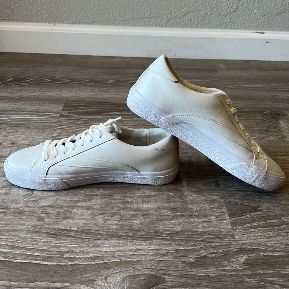 MADEWELL SIDEWALK Low Top Sneakers White Pale Parchment Color Size 9M - Picture 9 of 11
